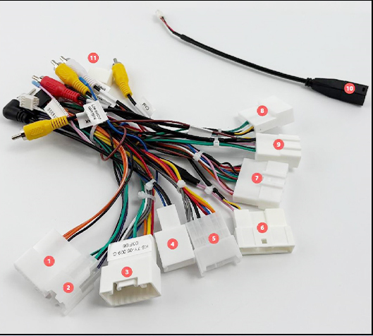 Power Cable for Android Car Stereo for 2010-2015 Toyota Prius