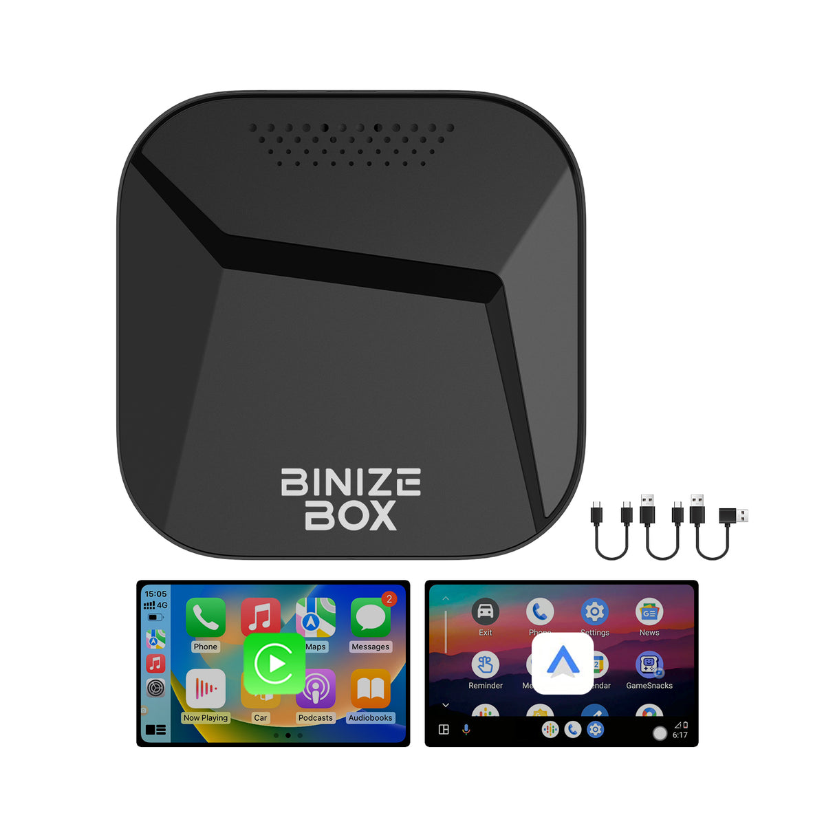 BINIZE BOX Pro Android 13 CarPlay for OEM Car with Wired CarPlay/Android Auto