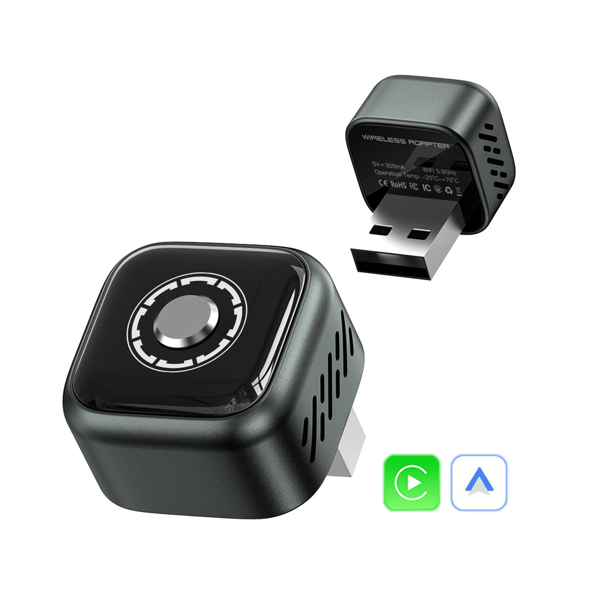 Wireless CarPlay Adapter Pro for Factory Wired CarPlay & Android Auto