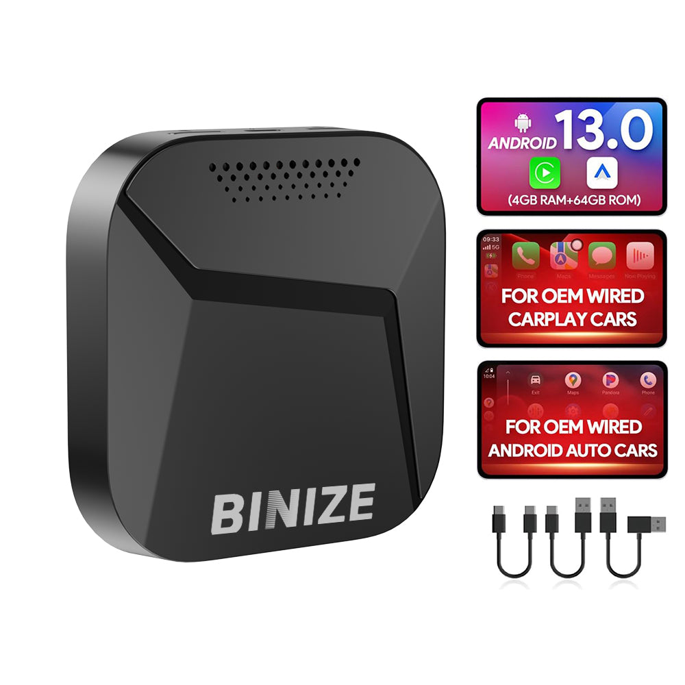 Wireless Carplay Video Streaming Box for OEM Wired CarPlay/Android Auto