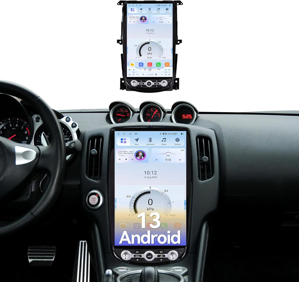 Car Stereo Radio for Nissan 370Z 2009-2021 Carplay&Android Auto with GPS DSP Bluetooth HDMI Optical AM FM