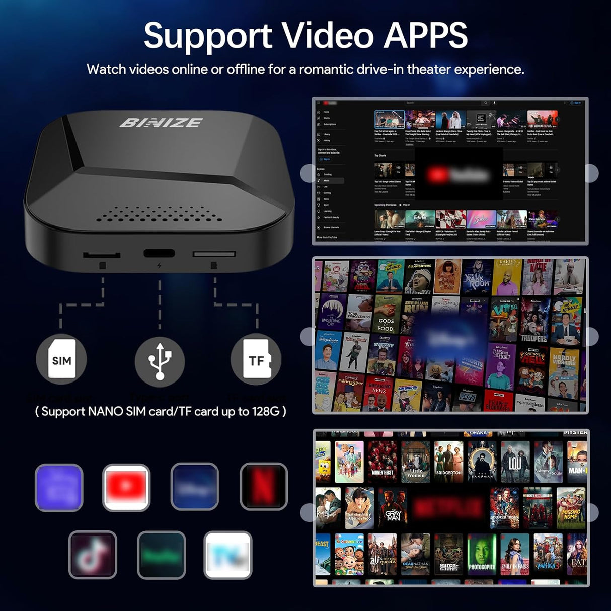 Android 13 Wireless CarPlay Box for Ford F-150 2019-2022