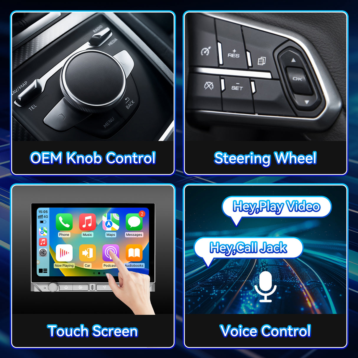 Car Stereo Radio for Toyota Tundra 2014-2021 with Wireless CarPlay & Android Auto 11.5 inch IPS Touchscreen BT FM AM DSP GPS SWC Backup Camera