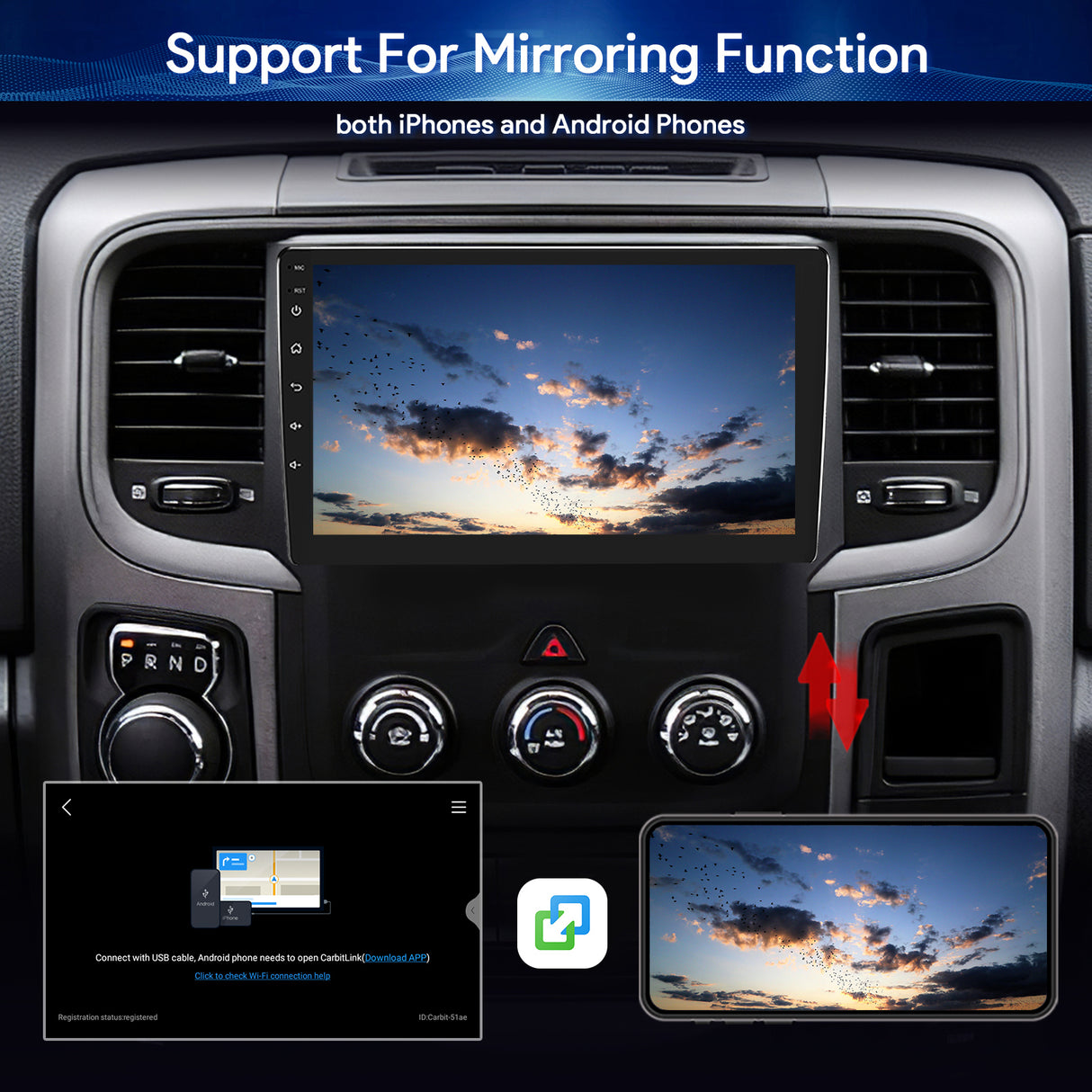 Binize 2003-2007 Honda Accord Android 10 con CarPlay Bluetooth