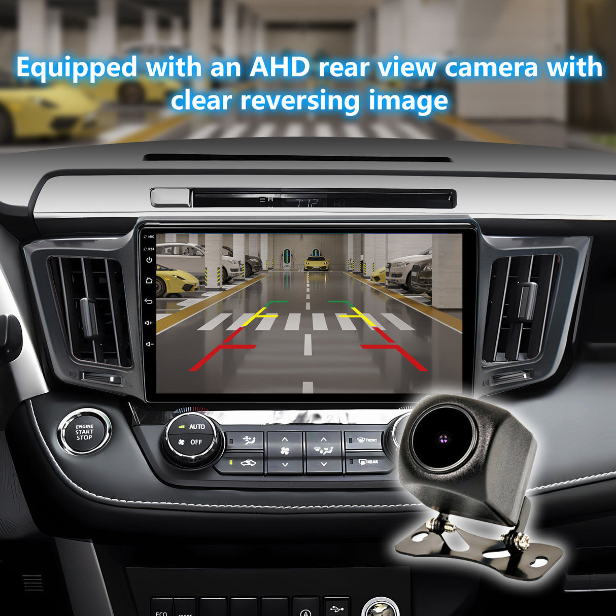 Wireless CarPlay Android Car Stereo for Toyota RAV4 2013-2018