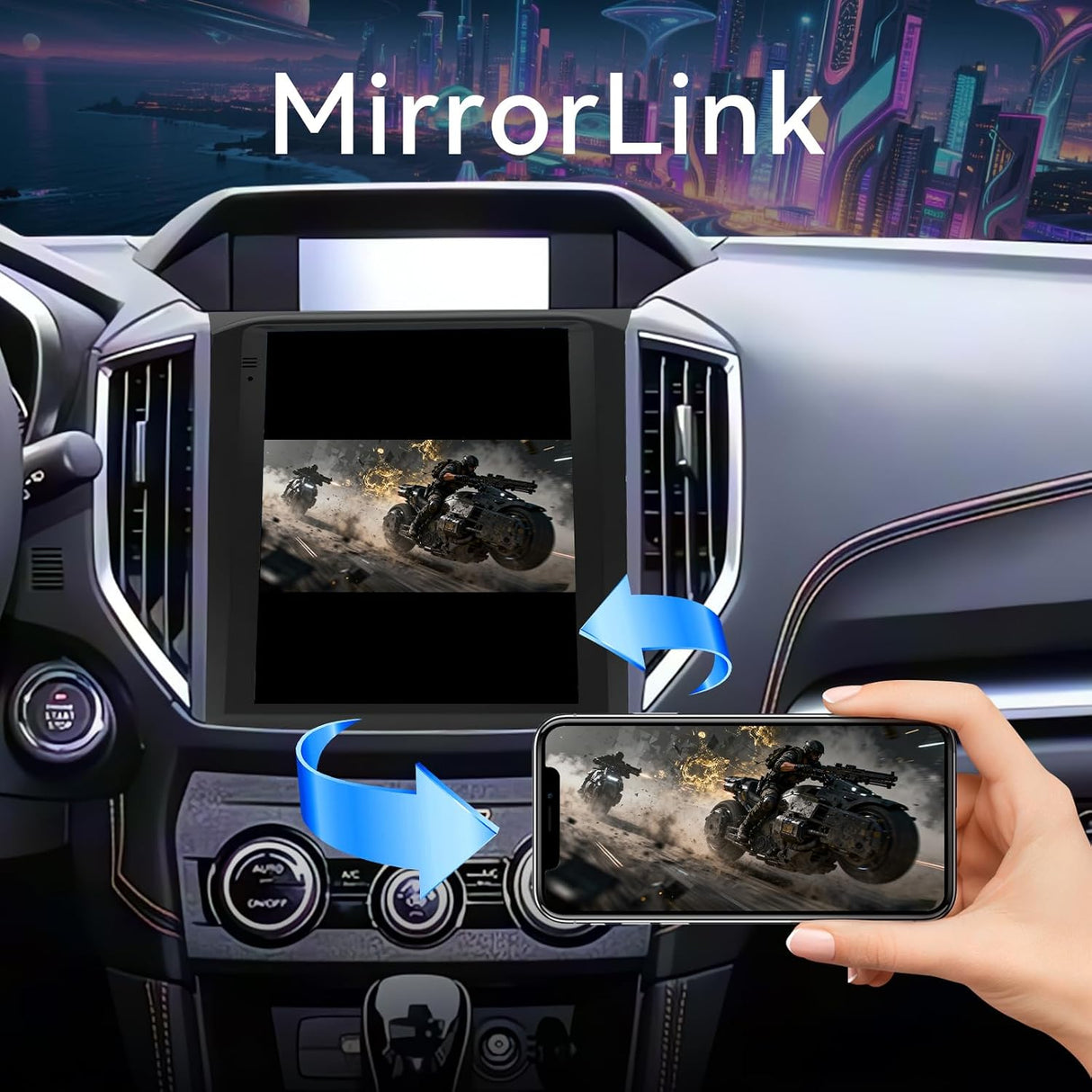 Car Stereo Radio for Subaru XV Crosstrek 2018 2019 2020 2021 Wireless CarPlay & Android Auto AHD Backup Camera Upgrade Touch Screen GPS WiFi SWC FM Bluetooth