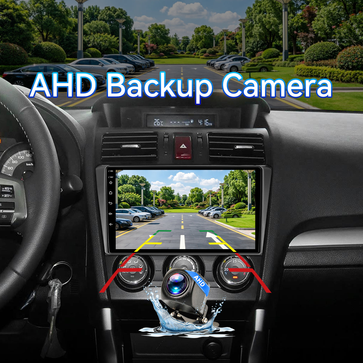 Android 13 Car Stereo Radio for Subaru Forester WRX Impreza 2013 2014 2015 with Wireless CarPlay & Android Auto FM AM RDS DSP WiFi,Backup Camera