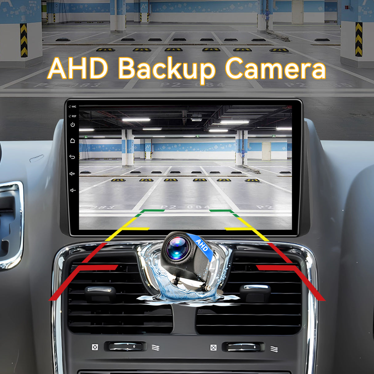 Car Stereo for Chrysler Grand Voyager 2013-2016 Upgrade Wireless CarPlay & Android Auto AHD Backup Camera GPS SWC FM WiFi Bluetooth