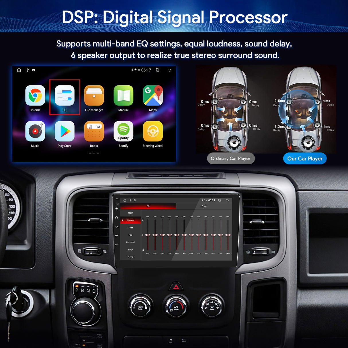 Binize 2003-2007 Honda Accord Android 10 con CarPlay Bluetooth