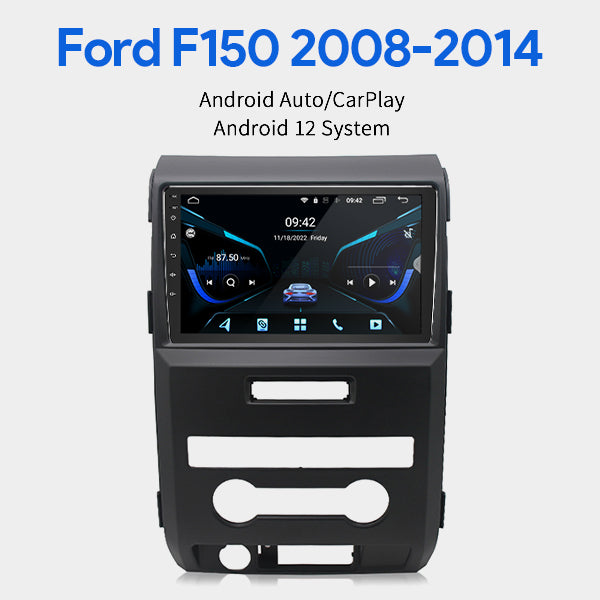 Binize Android 12 CarPlay Radio for 2008-2014  F150 with DSP Backup Camera