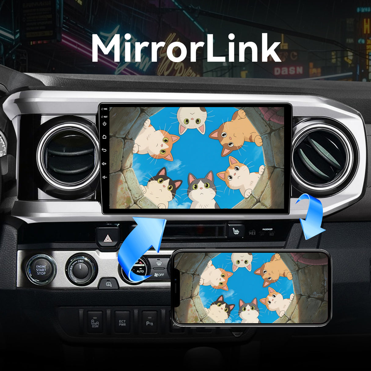 BINIZE Android 13 Car Stereo Compatible with Toyota Tacoma 2016-2022 Radio