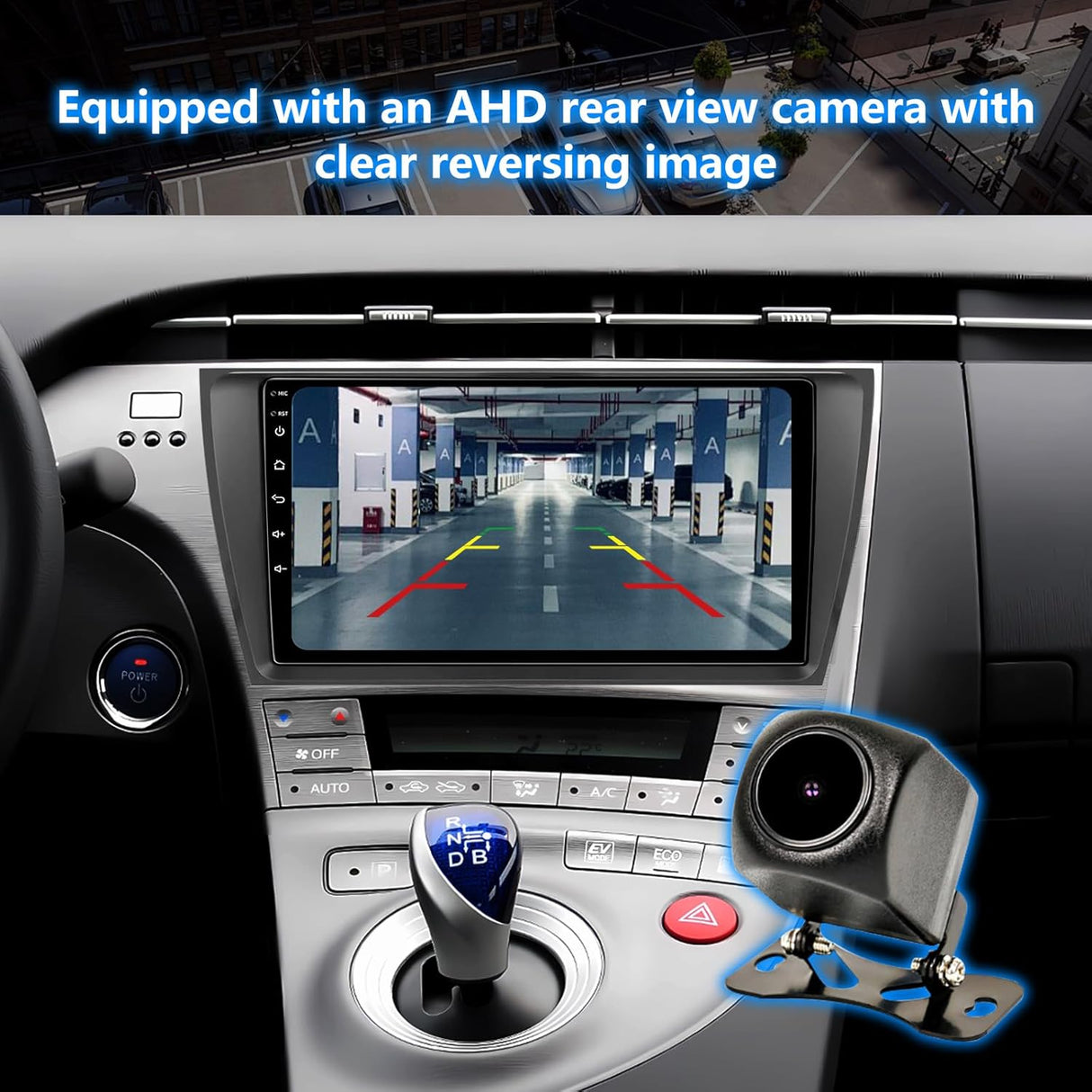 9 Inch Android Car Stereo for 2010-2015 Toyota Prius with wireless CarPlay/Android Auto