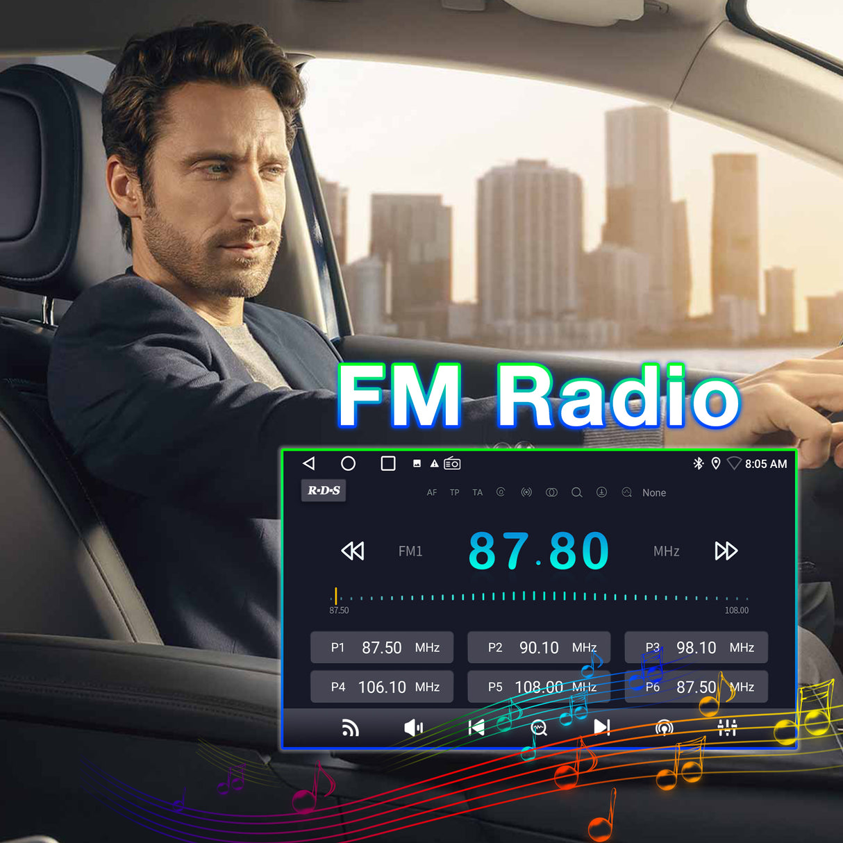 Android 13 Car Stereo Radio Compatible with Toyota Highlander 2008 2009 2010 2011 2012 2013 Radios