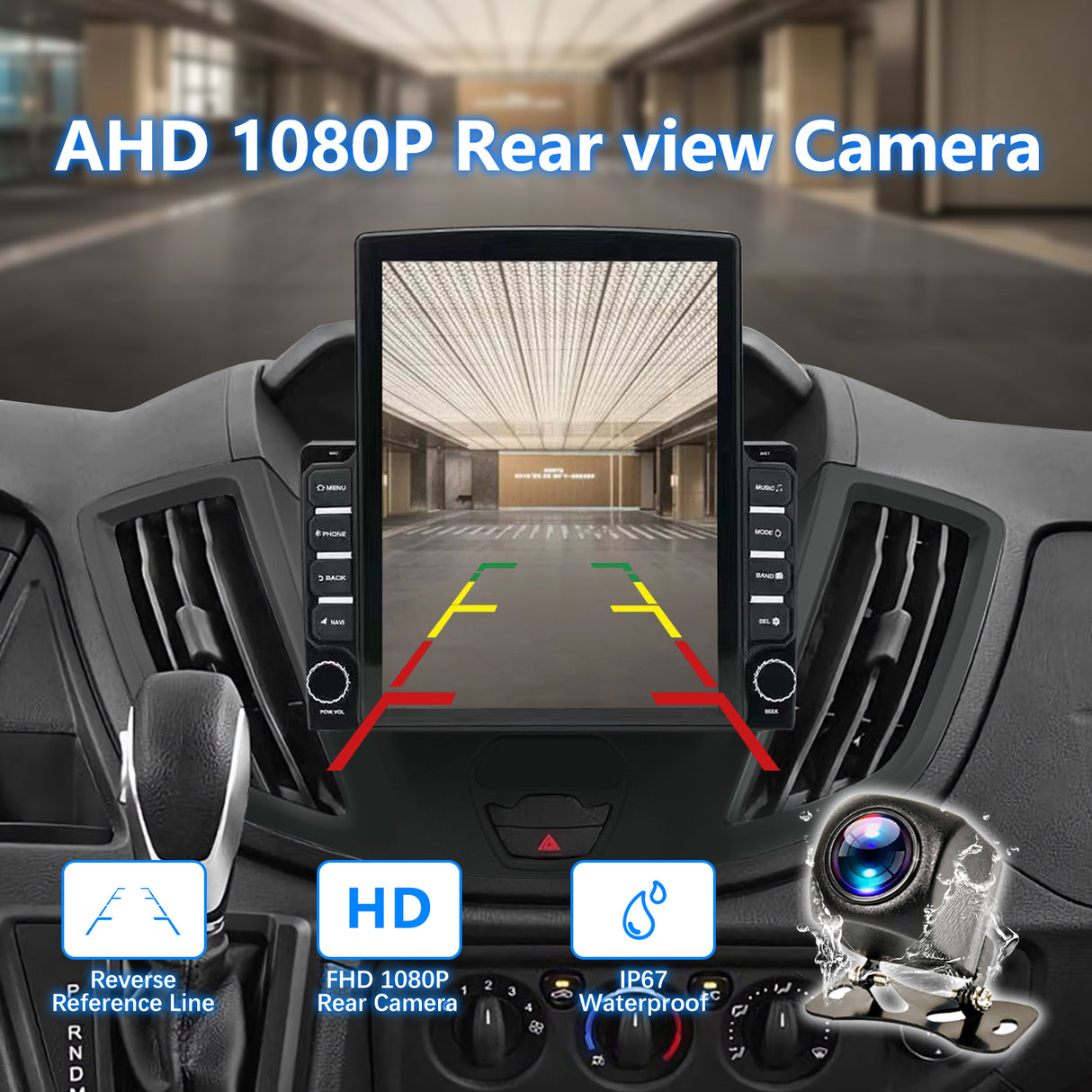 9.7" Android 13.0 Car Stereo Radio Upgrade Compatible with Ford Transit Connect 2015-2018