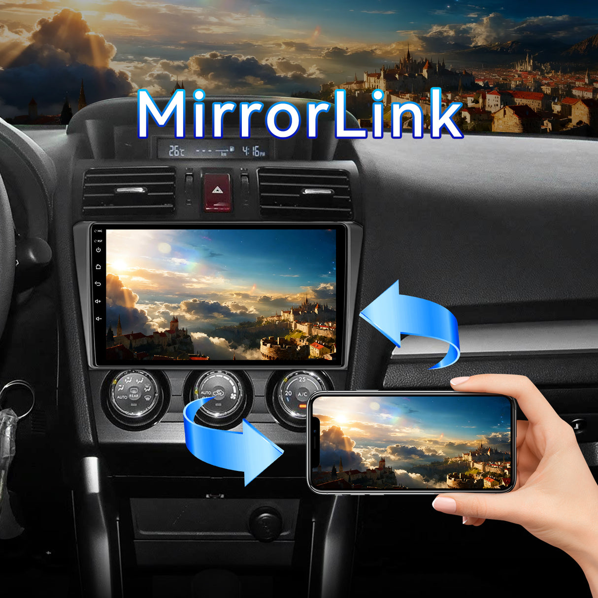 Android 13 Car Stereo Radio for Subaru Forester WRX Impreza 2013 2014 2015 with Wireless CarPlay & Android Auto FM AM RDS DSP WiFi,Backup Camera