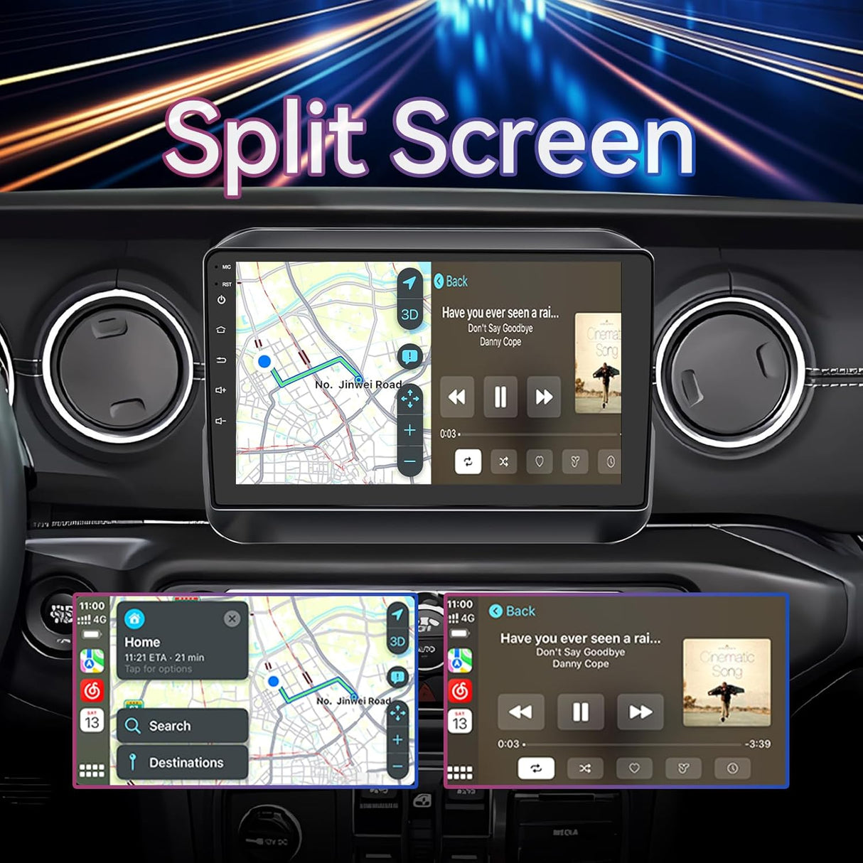 Android 13 Car Stereo for Jeep Wrangler 2018-2021 Gladiator JT 2020-2021 Radio