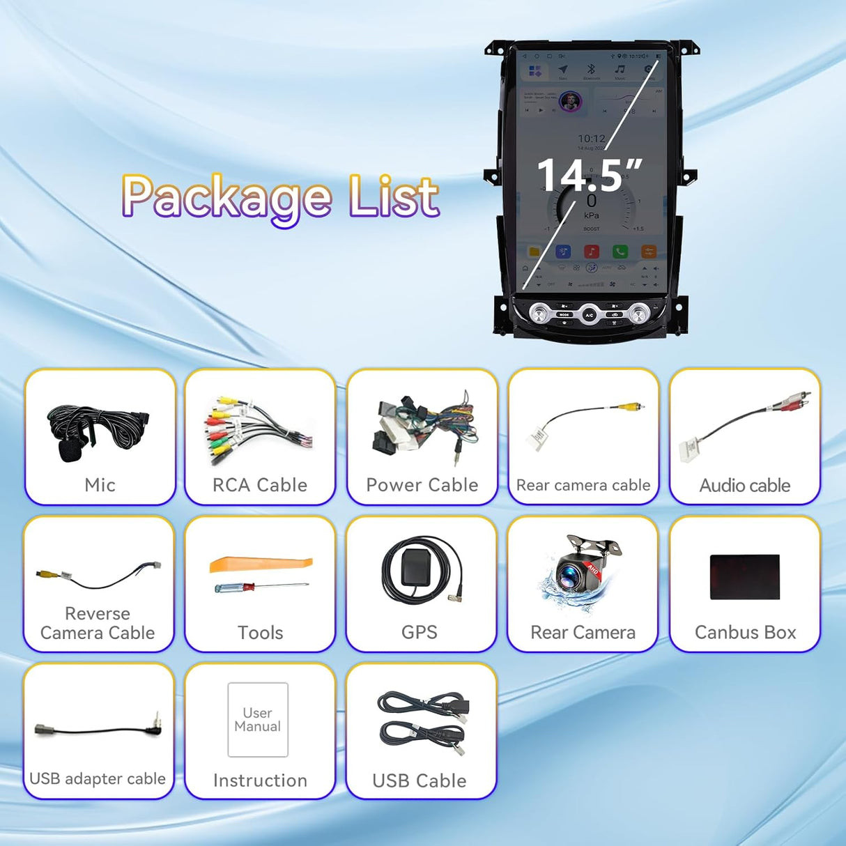Car Stereo Radio for Nissan 370Z 2009-2021 Carplay&Android Auto with GPS DSP Bluetooth HDMI Optical AM FM