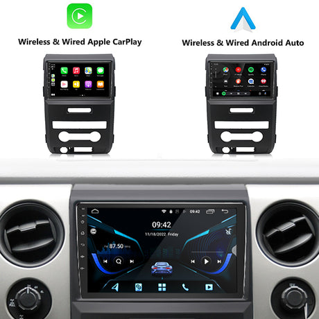 Binize Android 12 CarPlay Radio for 2008-2014  F150 with DSP Backup Camera