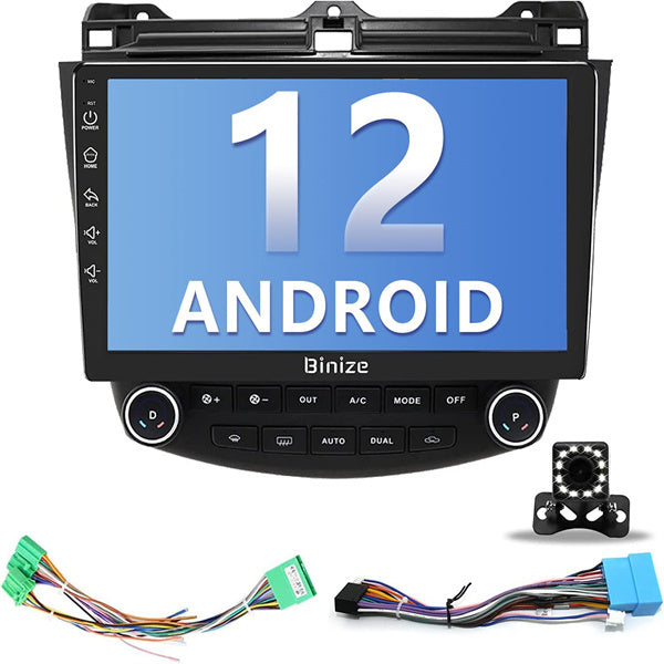 Binize Android 12 Car Radio for 2003-2007 Honda Accord with CarPlay