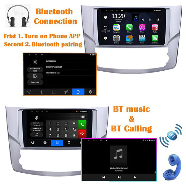 Binize 9 Inch Double Din CarPlay Radio Car Unit for 2012-2017 Toyota Avalon