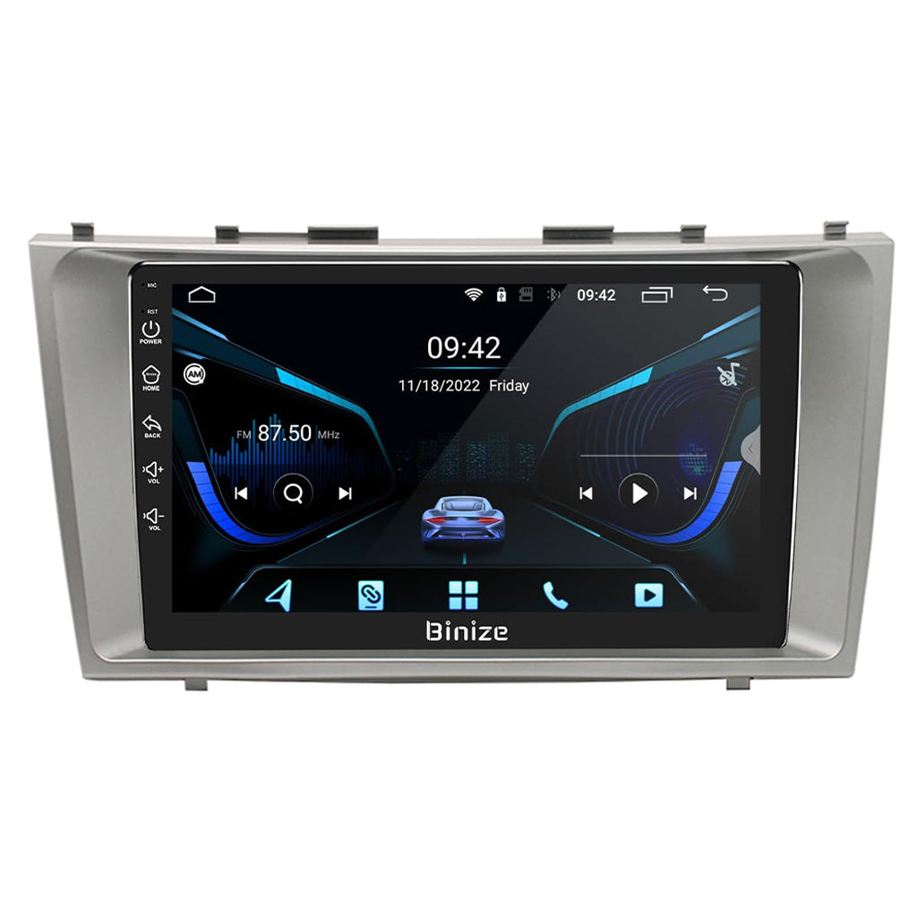 Binize Android 12 CarPlay Screen for Camry 2007 2008 2009 2010 2011 with Backup Cam