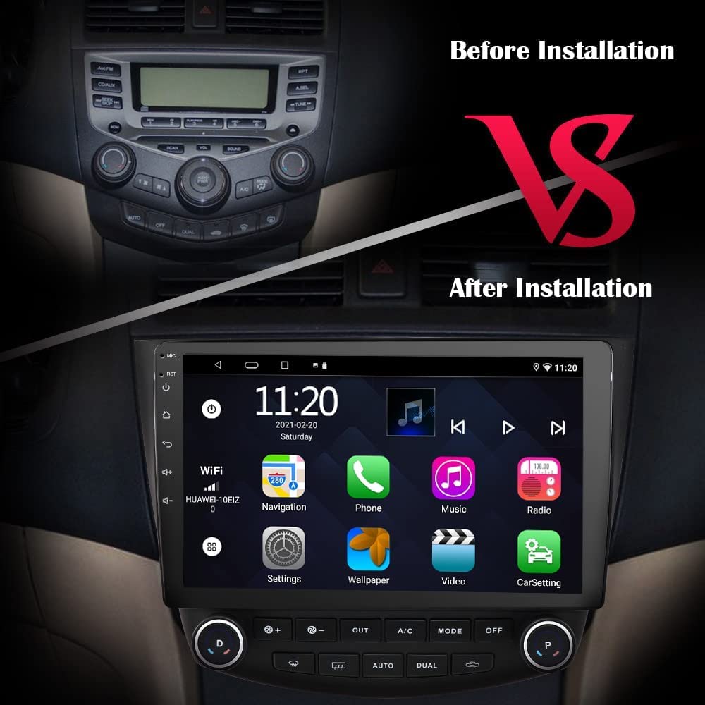 Binize Android 12 Car Radio for 2003-2007 Honda Accord with CarPlay