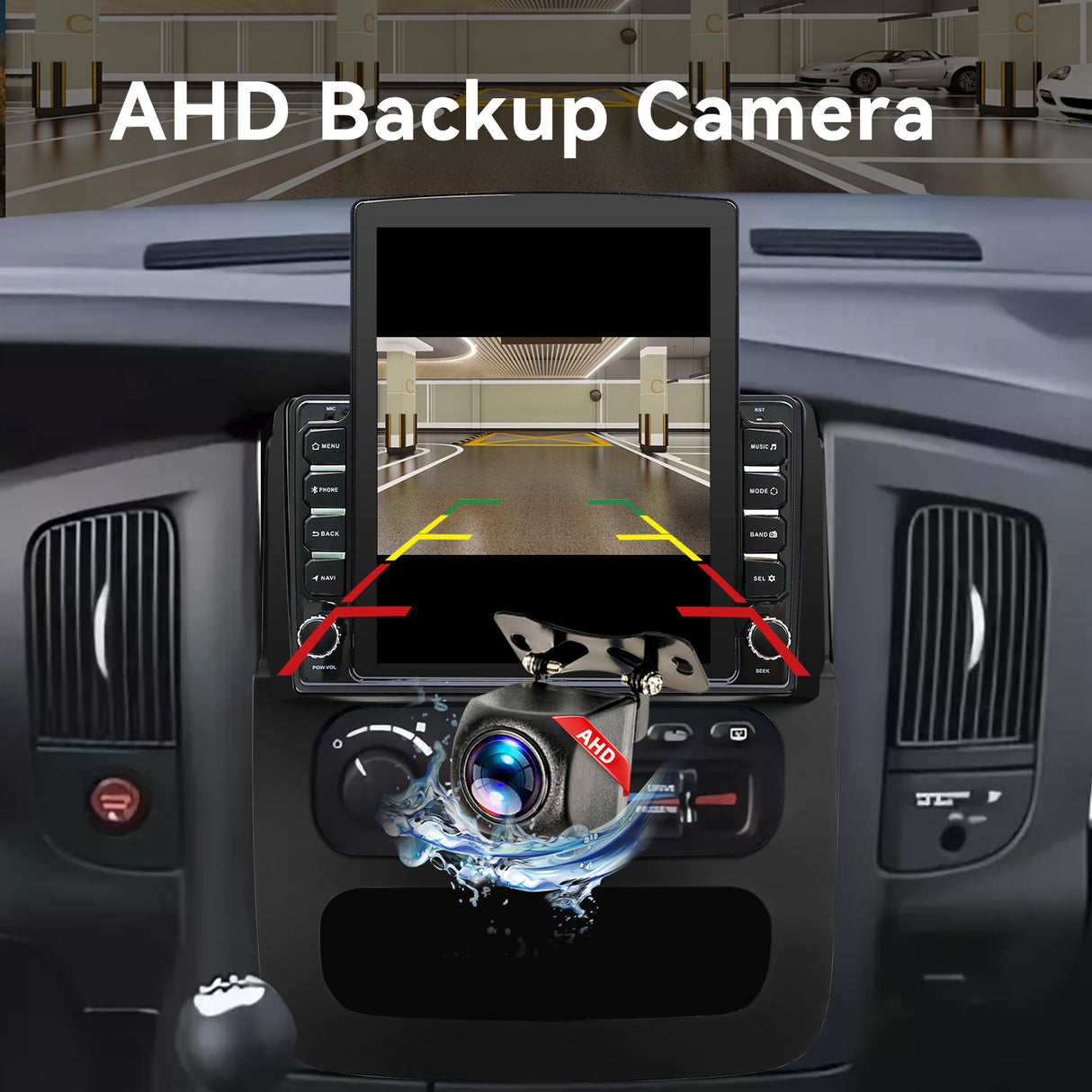 Android 14 Car Stereo Radio for Dodge Ram 1500 2500 3500 2002 2003 2004 2005 Supports Wireless CarPlay & Android Auto AHD Backup Camera