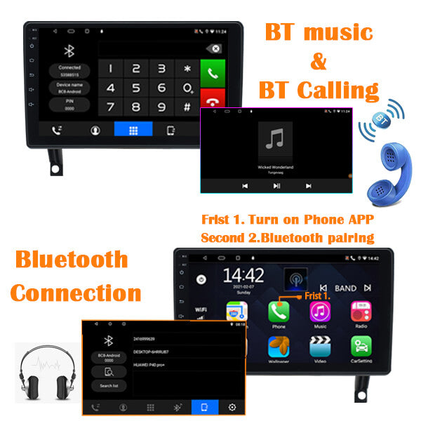 Binize 2008-2013 Opel Antara 9 Inch 2Din android radios with BT