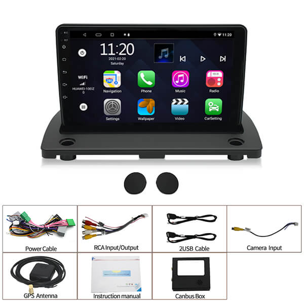 Binize 9 Inch 2din 2014 Volvo xc90 Android google auto car radio