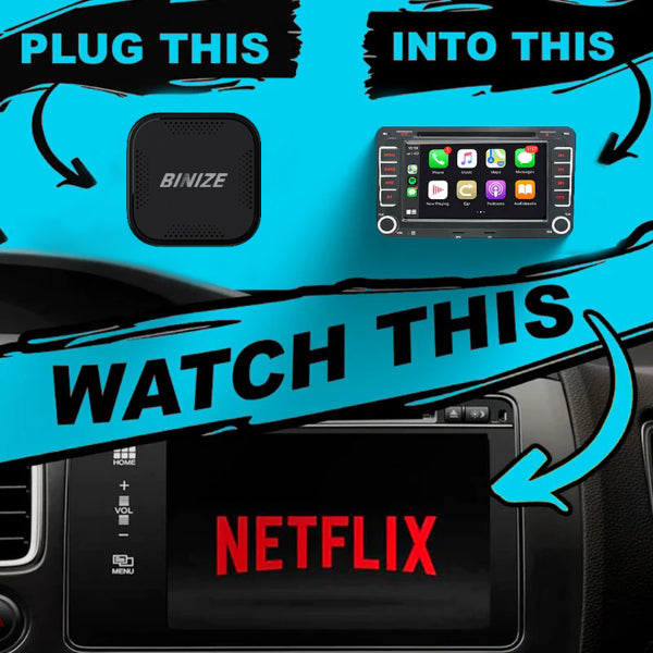 Cajas mágicas CarPlay inalámbricas con Android Binize para la Toyota Tundra 2021