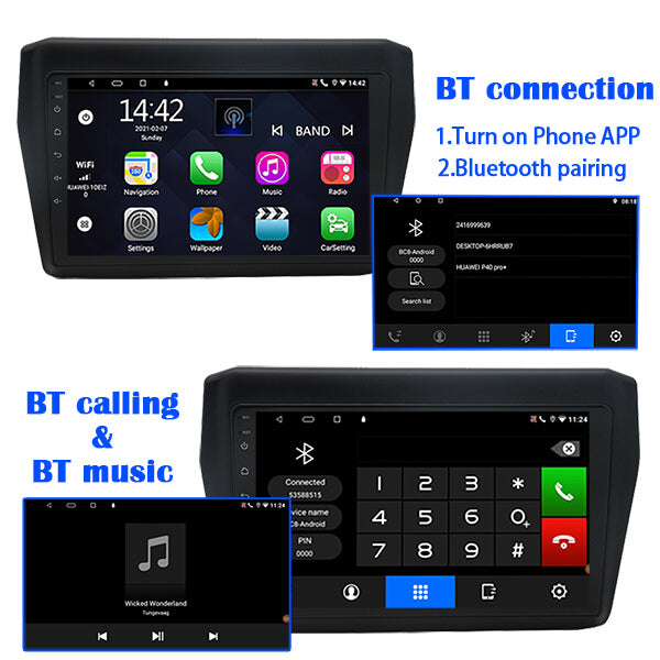 Binize 9 Inch 2 Din Andrid system car screen for Suzuki Swift