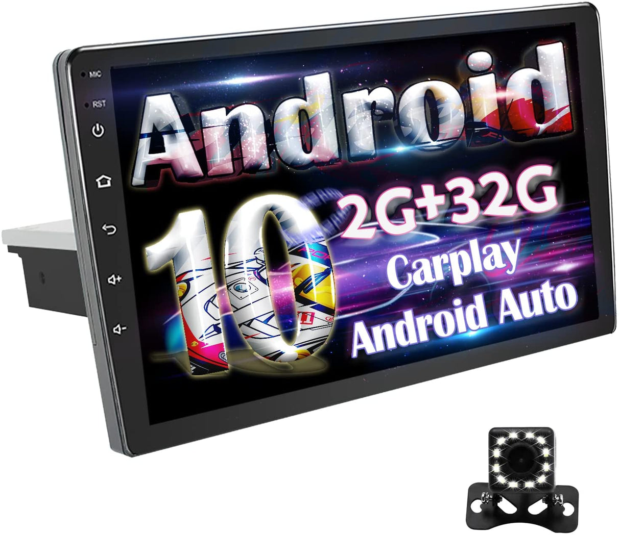 Radio de coche inalámbrica CarPlay de 10 pulgadas Binize con aplicación de duplicación de teléfono