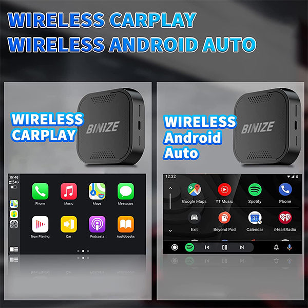 Cajas mágicas CarPlay inalámbricas con Android Binize para la Toyota Tundra 2021