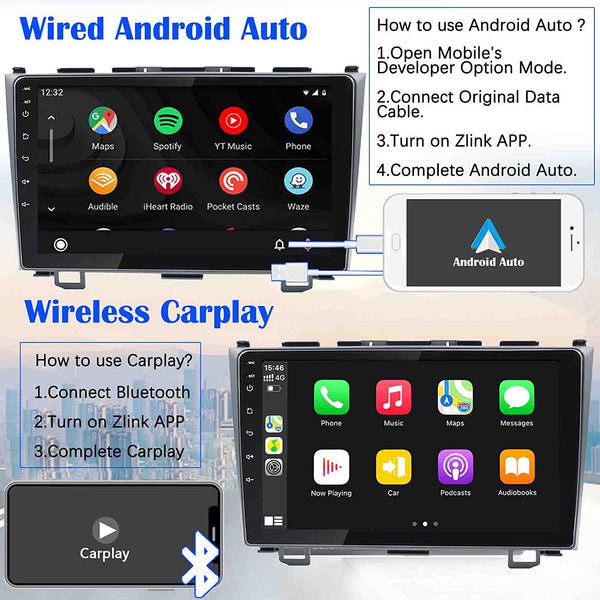 Binize Honda CRV 20062011 サポート CarPlay android auto with dash