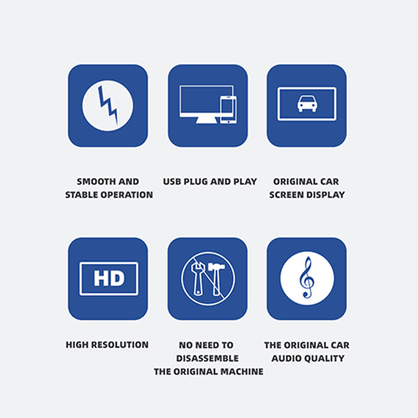 Binize Wired to Wireless Android AUTO Adapter for OEM Car A-Auto