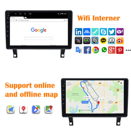 Binize 2008-2013 Opel Antara 9 Inch 2Din android radios with BT