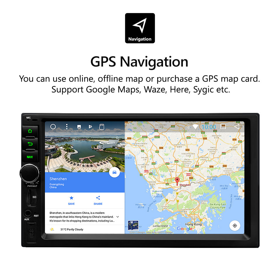 Car Radio With Google Maps - Binize