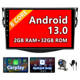 Binize 9 Inch Android 13 CarPlay Car Radio for Toyota RAV4 2006 2007 2008 2009 2010 2011 2012 Radio