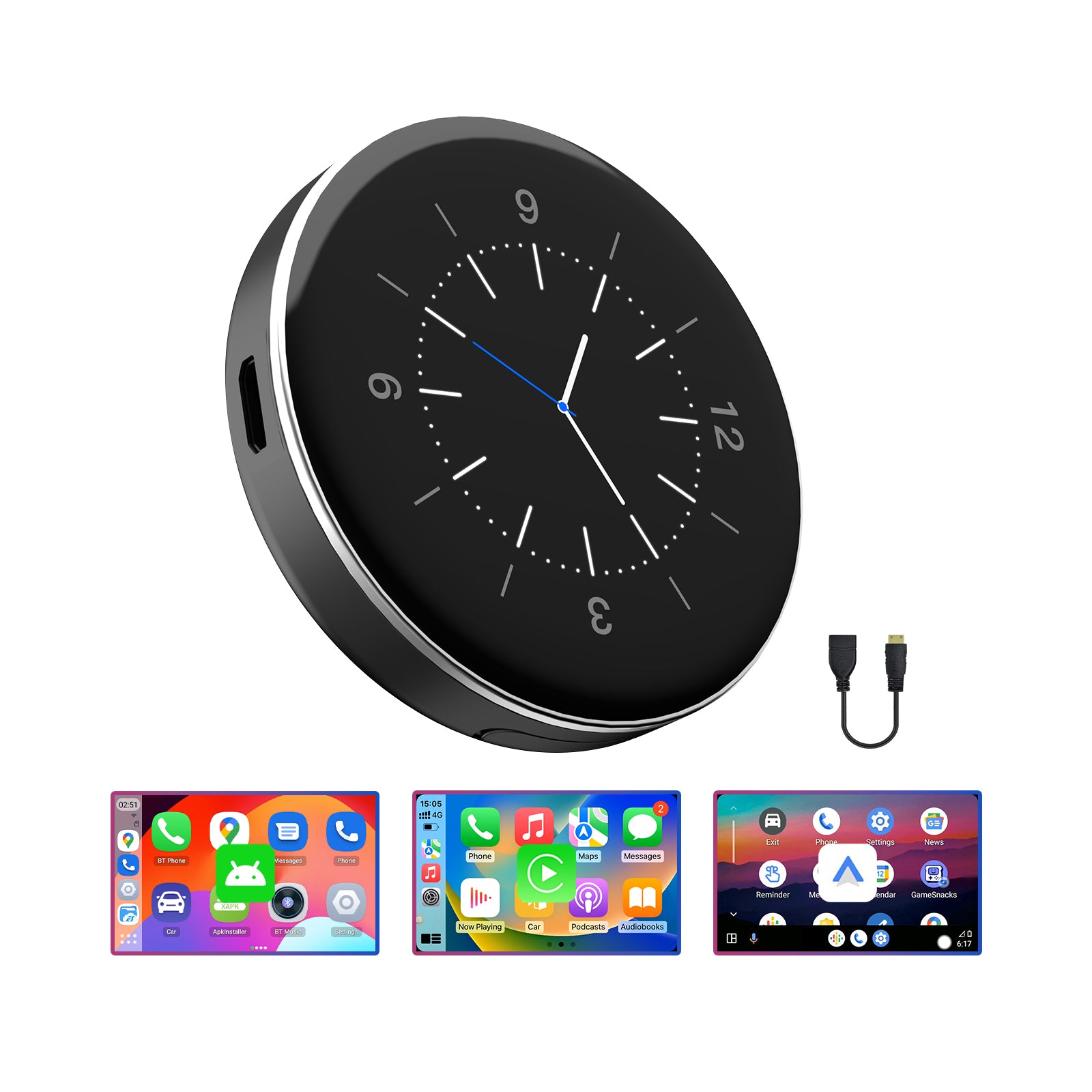 Binize B3 Pro Max CarPlay AI Box Wireless Carplay&Android Auto, HDMI,8