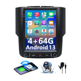 9.7" Car Radio Compatible with Dodge Ram 2013-2018 1500 2500 3500,Wireless CarPlay Android Auto,Android 13 Head Unit with WiFi SWC GPS 1080P Backup Camera 4+64GB
