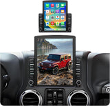 Car Radio Stereo Compatible with Jeep Wrangler JK 2011-2017, Touch Stereo with Wireless CarPlay Android Auto GPS WiFi Bluetooth Backup Camera