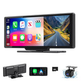 Binize Carplay Screen for Car, 8.1" HD Wireless Portable CarPlay Touchscreen Stereo with Android Auto Mirror Link/Backup Camera/GPS Navigation/Satellite Radio for All Vehicles