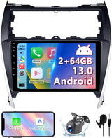 Binize Android 13 Car Stereo Radio CarPlay Stereo Touch Screen for 2012 2013 2014 Toyota Camry