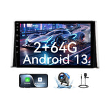 Android 13 Car Stereo Radio for Toyota RAV4 2019-2022 with Wireless CarPlay & Android Auto 10.1" IPS HD Touchscreen GPS Navigation Bluetooth SWC FM DSP Backup Camera