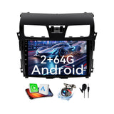 Car Stereo Radio for Nissan Altima 2013-2015 with Wireless CarPlay & Android Auto, 10.1'' Touch Screen Built in Bluetooth GPS Navigation WiFi SWC Backup Camera MIC