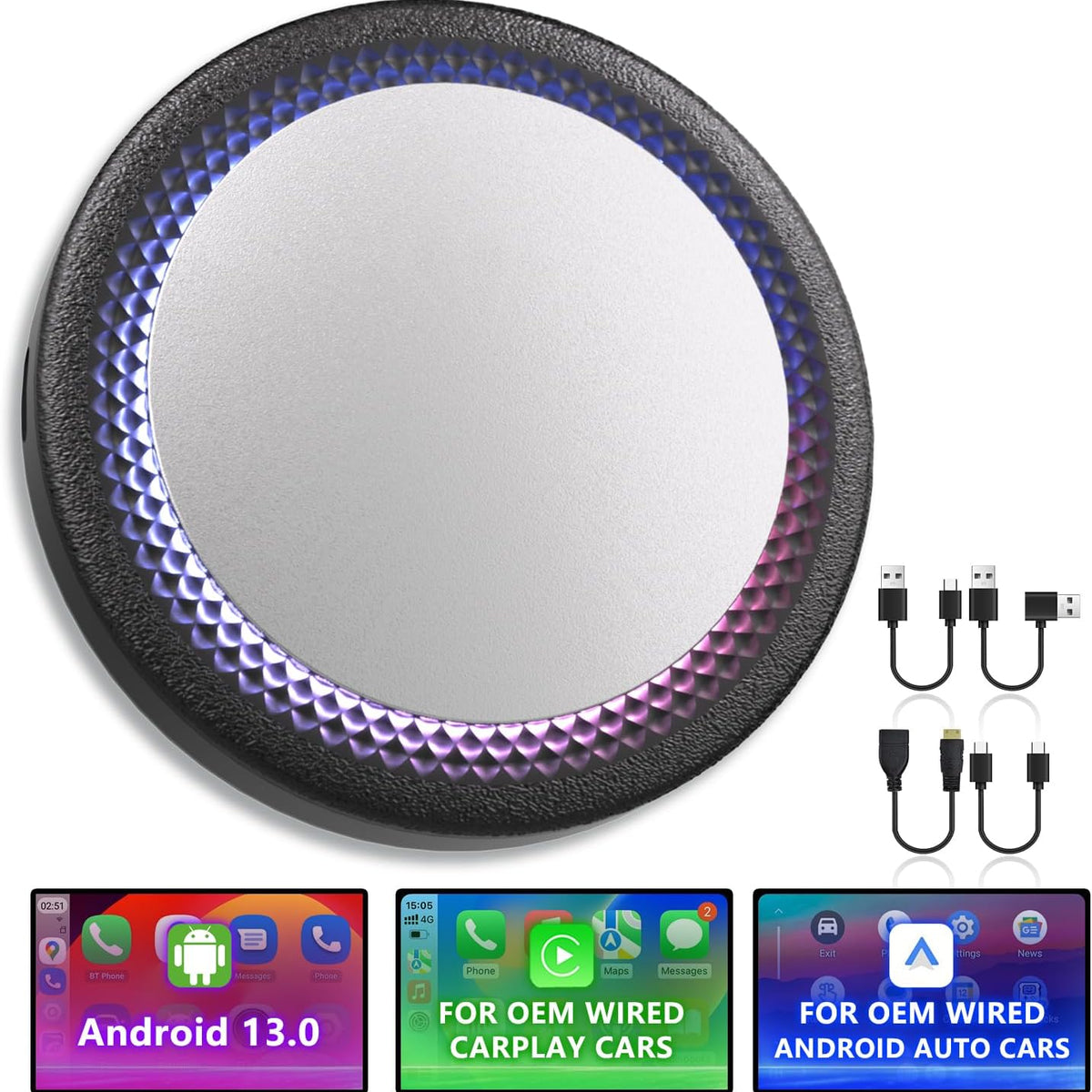 Carplay Ai Box With Wireless Carplay Android Auto For Car With Factory