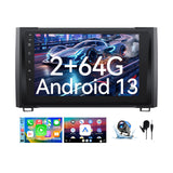 Car Stereo Radio for Toyota Tundra 2014-2021 with Wireless CarPlay & Android Auto 9-Inch IPS Touch Screen GPS SWC Bluetooth FM Backup Camera