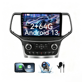 Car Stereo Radio for Jeep Grand Cherokee 2014-2021 with Wireless CarPlay & Android Auto 10.1" IPS Touchscreen WiFi GPS FM Audio 1080P Backup Camera