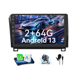Car Stereo Radio for Toyota Tundra 2007-2013 Sequoia 2008-2012 with Wireless CarPlay & Android Auto 10-Inch Touchscreen DSP AM FM GPS Backup Camera