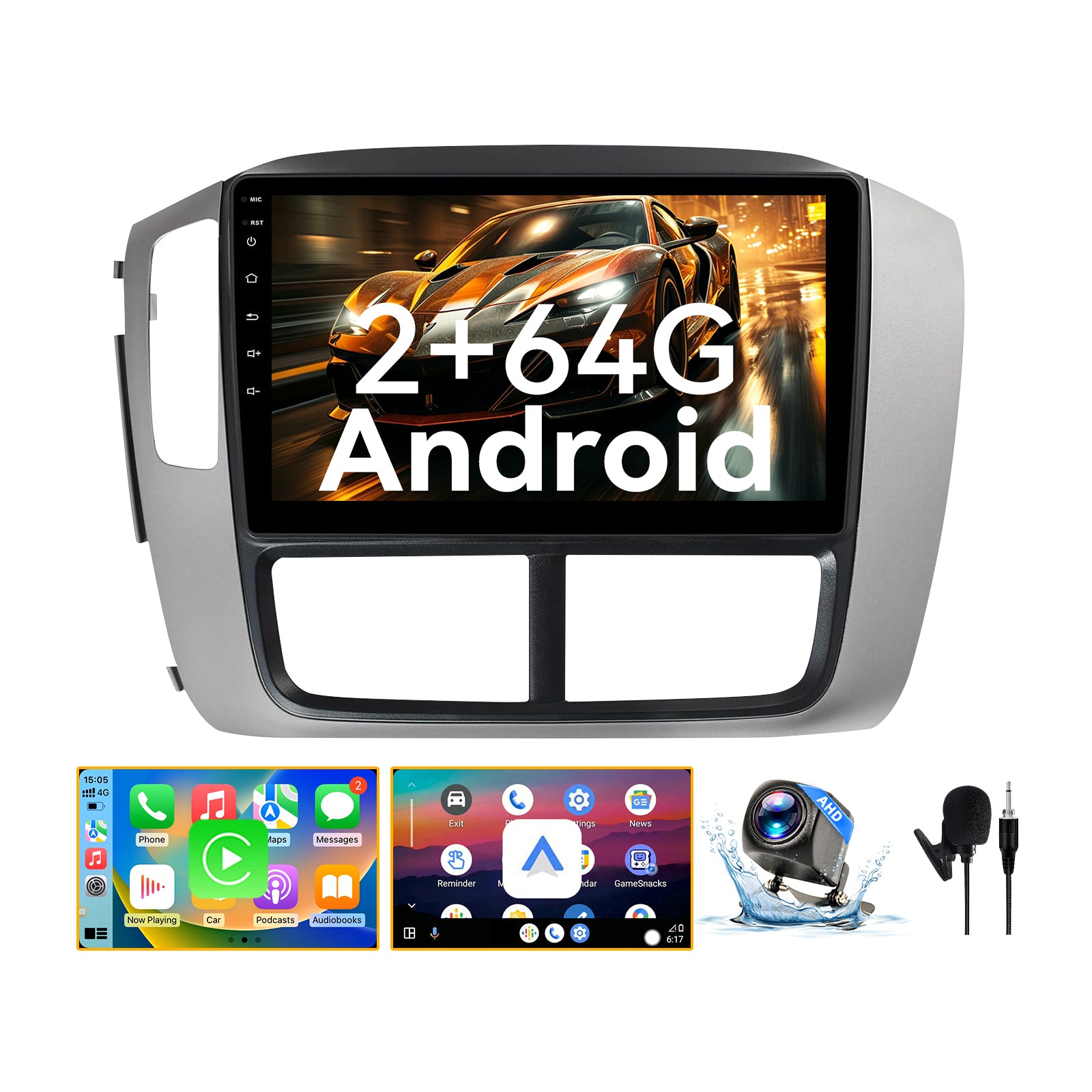Car Stereo for Honda Pilot 2006-2008 Upgrade Wireless CarPlay